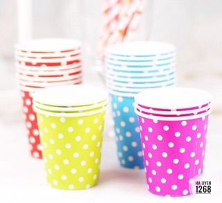 Set 10 cốc trang trí sinh nhật