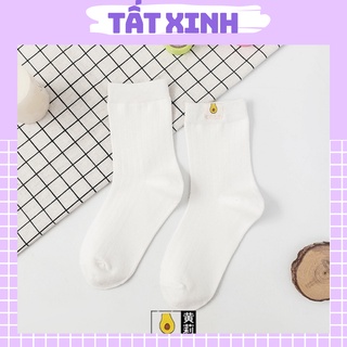Tất vớ nữ trắng hàn quốc cute