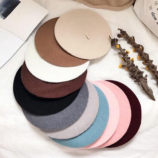 MŨ NỒI LEN BERET NHIỀU MÀU - HÀNG CÓ SẴN
