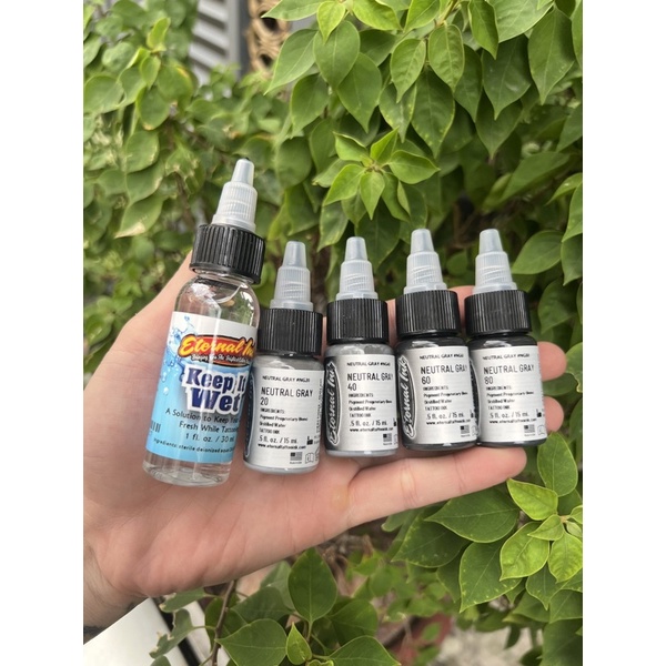 Set Gray eternal 20-40-60-80 1/2oz kèm kích màu