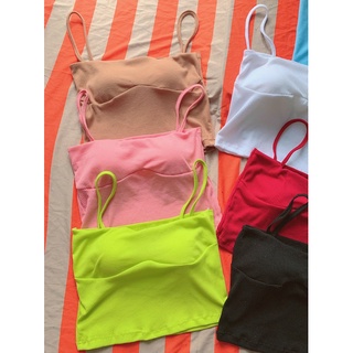 Áo gân 2 dây kiểu có mút ôm body ...