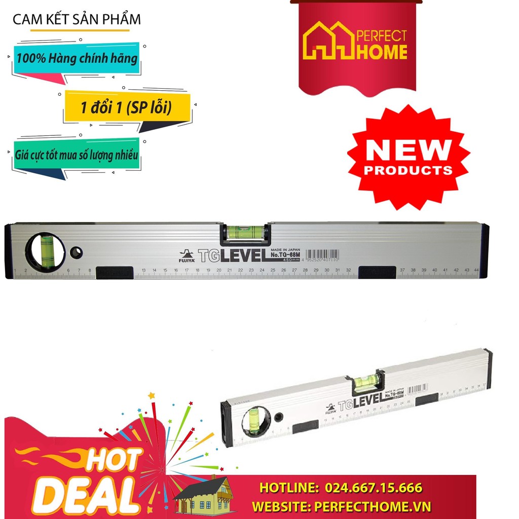 Thước thủy có từ Fujiya TG-68M-300 300mm - Dụng cụ đo chính xác cao
