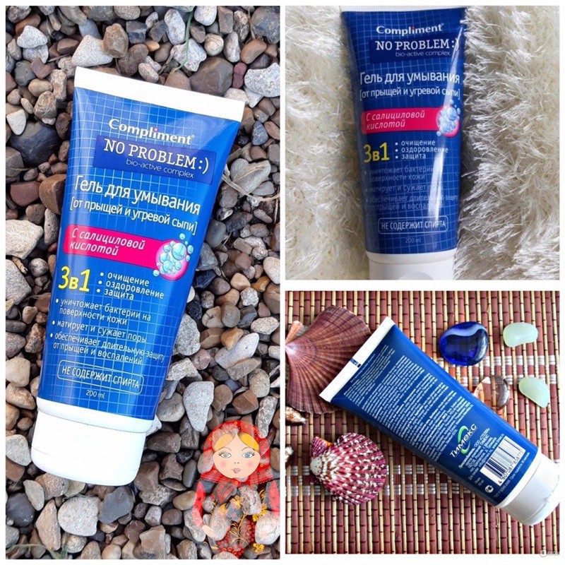Sữa rửa mặt Compliment No Problem 200ml ngăn ngừa mụn cho da dầu mụn và da thường 200 ml