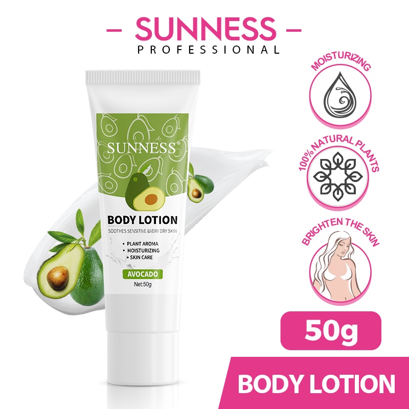 Sữa dưỡng thể SUNNESS Yến Mạch và Bơ 50ML