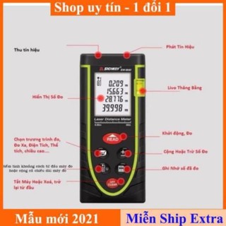 Máy đo khoảng cách, máy đo khoảng cách bằng laser Sndway 50, 60m - Bảo hành 12 tháng - Bảo hành 12 tháng