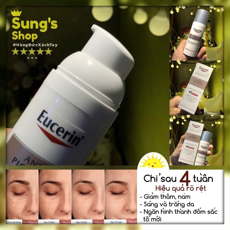 Kem mờ nám Eucerin giảm thâm nám làm sáng da hiệu quả