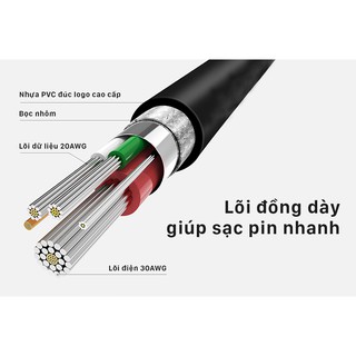 Cáp sạc nhanh HOCO X20 cổng type C