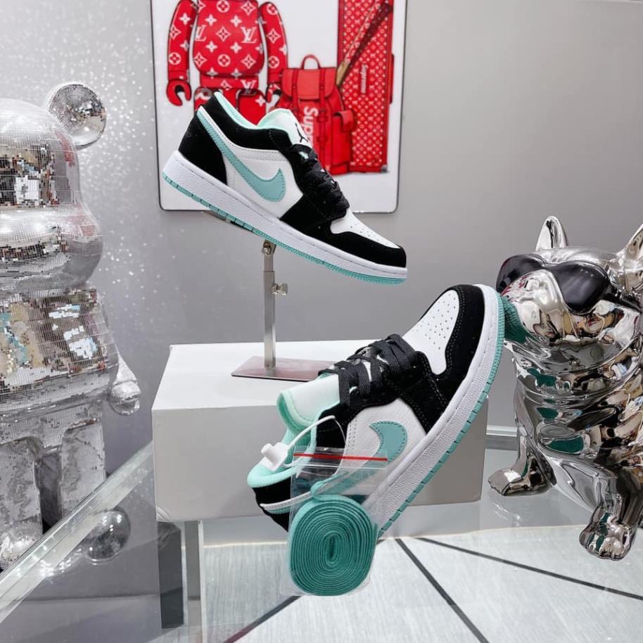 Giày 𝐉𝐨𝐫𝐝𝐚𝐧 1 Cổ Thấp Nam Nữ, Giày Sneaker JD 1 Xanh Ngọc Cổ Thấp Thời Trang Cao Cấp Hottrend 2022