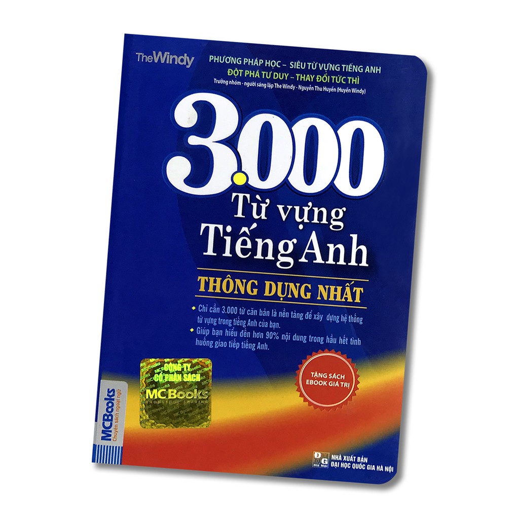 [MÃ giảm 40K]Sách - 3000 Từ Vựng Tiếng Anh Thông Dụng Nhất - MC-TA-67k-8935246917817 - Tặng kem bookmark