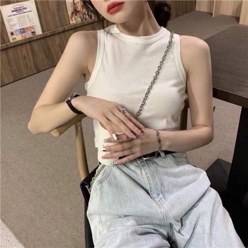 ÁO CROPTOP BA LỖ CHẤT CO GIÃN PHÙ HỢP VỚI MÙA HÈ | BigBuy360 - bigbuy360.vn