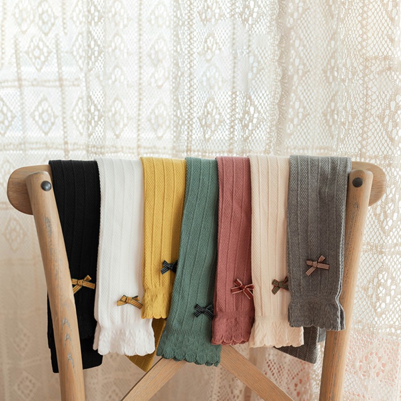 Quần Legging Chất Vải Cotton Giữ Ấm Chân Cho Bé Gái