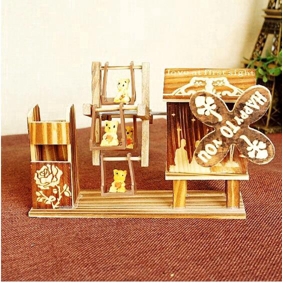 Music Box Bear Rotating Music Box Cute Gift