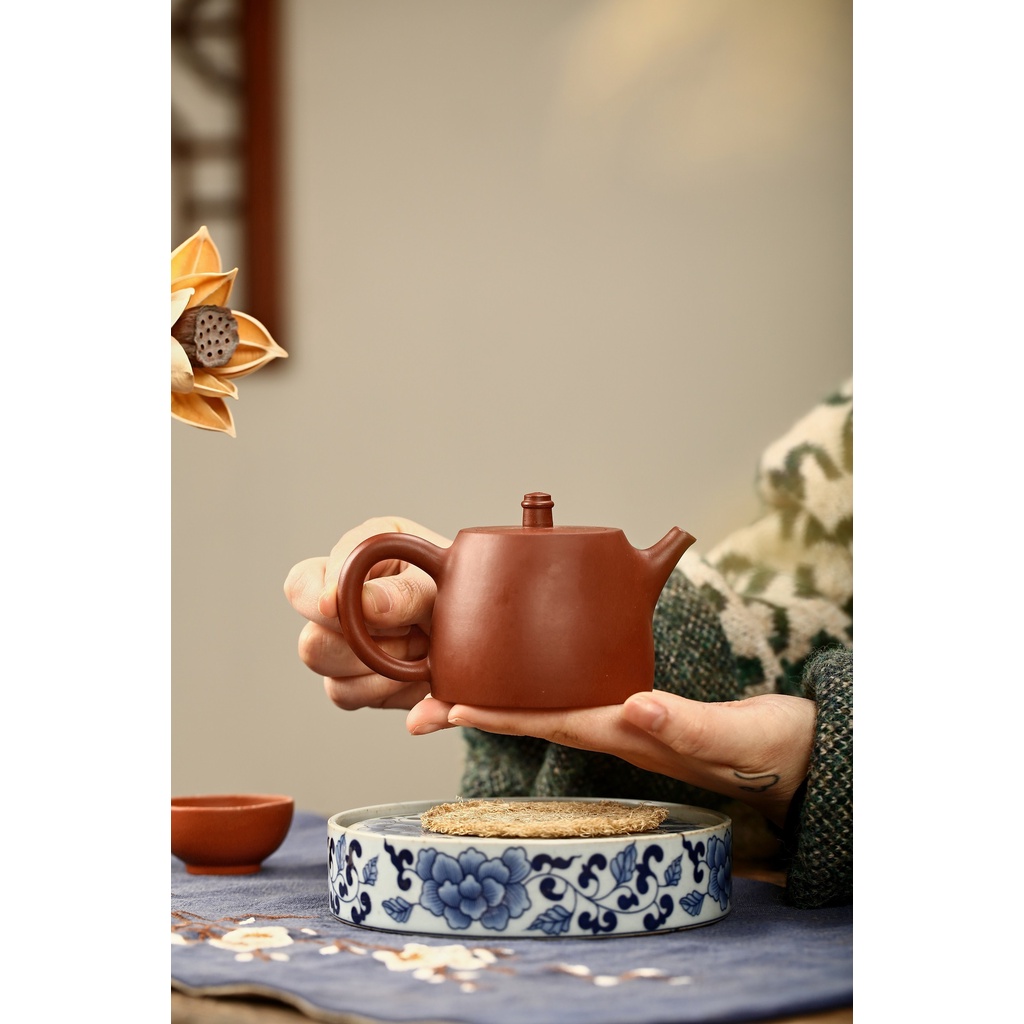 Ấm Tử Sa Nghi Hưng Hán Đạc 210 ml (Đại Hồng Bào)