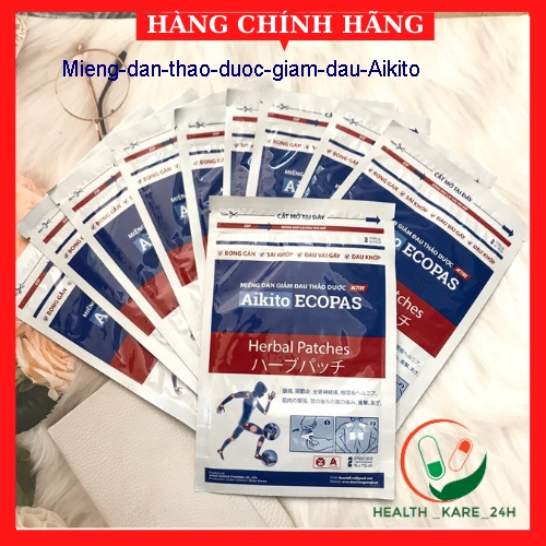 Miếng dán thảo dược giảm đau cho người đau mỏi vai gáy,đau cổ ,cột sống lưng thoát vị đĩa đệm,đau thần kinh tọa,do đập