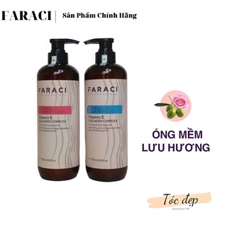 Cặp Gội Xả FARACI mẫu mới nhất - Dầu Gội Siêu Phục Hồi Tóc Mềm Mượt