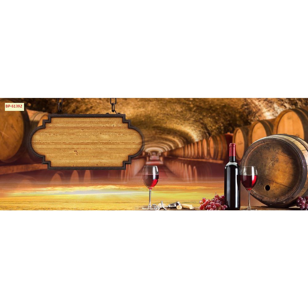 Tranh dán tường trang trí Nâng Cốc cùng chill hàng quán