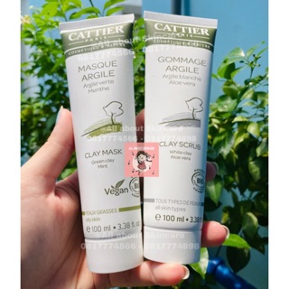 CATTIER - TẨY TẾ BÀO CHẾT & MẶT NẠ ĐẤT SÉT CATTIER chính hãng