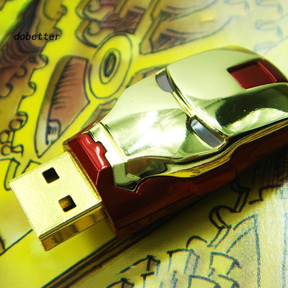 USB thẻ nhớ ổ đĩa U mini 16GB 32GB 64GB 128GB hình Iron man cá tính