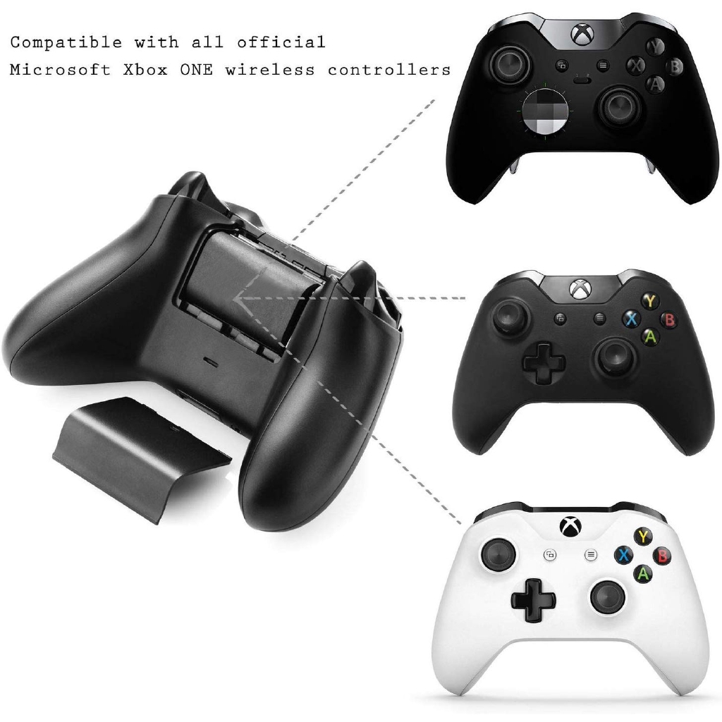Bộ pin XBOX One gồm 2 pin và đế sạc cho máy chơi game Xbox One / S / Elite / X