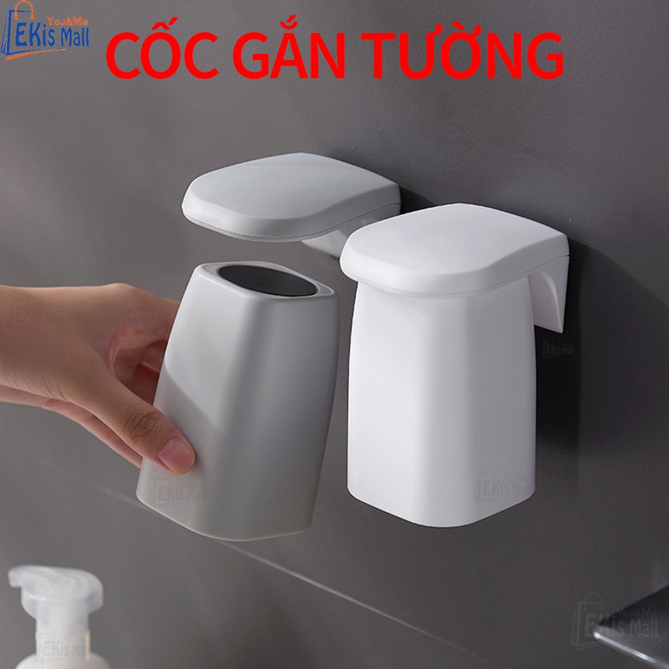 Cốc đánh răng Cốc đựng bàn chải đánh răng gắn tường