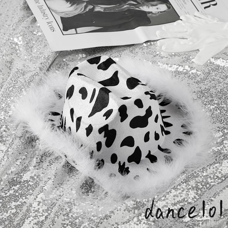 Mũ Cao Bồi Rộng Vành Màu Trơn Cho Nữ Nhảy Múa1O1