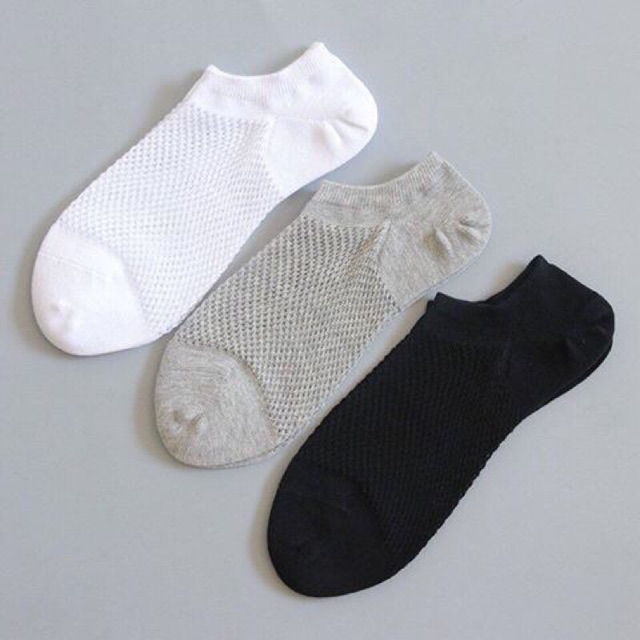 Tất lưới nam ( sét 5 đôi trộn màu)