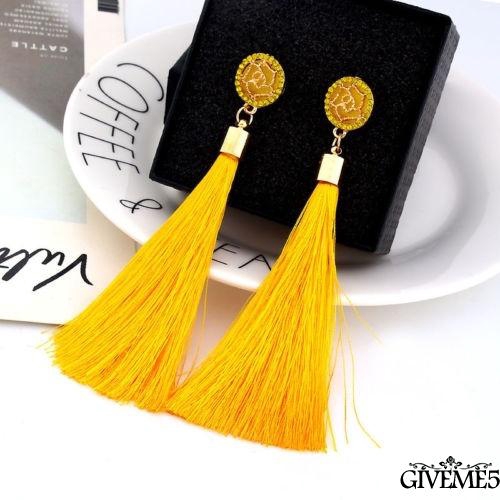 Khuyên tai tua rua phong cách Bohemian cổ điển dành cho nữ