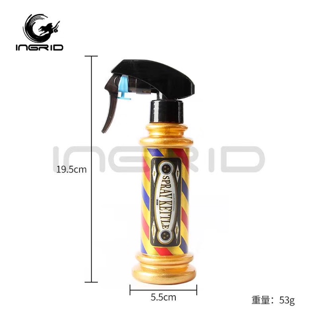 Bình xịt nước kẻ Barber | BigBuy360 - bigbuy360.vn