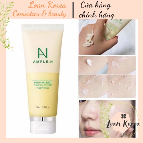 Tẩy Da Chết Mặt BHA Dưỡng Da Trắng Sáng Bí Đỏ AMPLE:N Purifying Shot