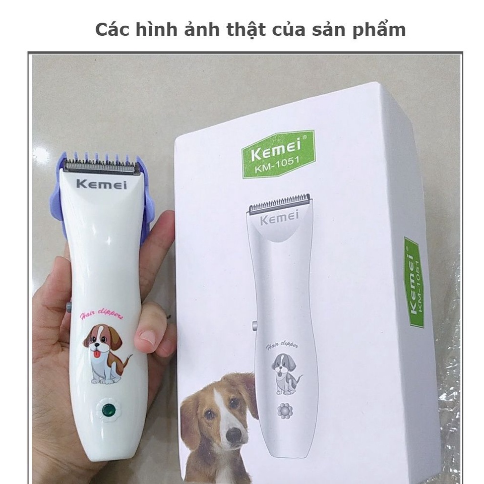COMBO tông đơ cắt tỉa cạo lông cho chó mèo động vật thú cưng tiếng ồn thâp nhập khẩu cao cấp