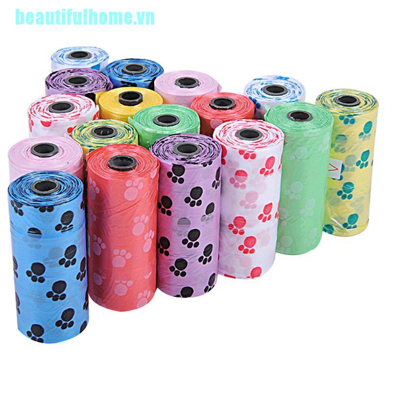 Cuộn 10 túi đựng rác vệ sinh tiện dụng