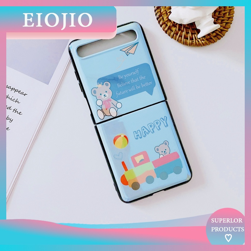 Ốp Điện Thoại PC Cứng Chống Sốc In Hình Thỏ Hoạt Hình Dễ Thương Cho Samsung Galaxy Z Flip 3 5G Z Flip4 Flip 4 / 3 / 2 / 1 5G