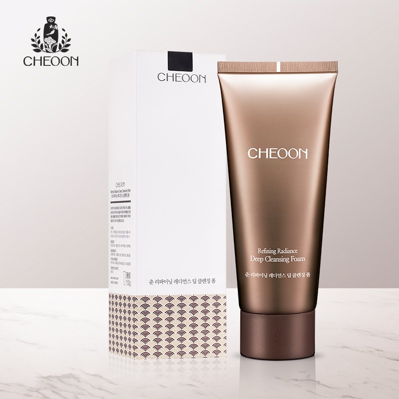 Sữa rửa mặt giữ ẩm, trắng da, chiết xuất thiên nhiên từ linh chi, dâu tằm CHEOON- Refining Radiance Deep Cleansing Foam | BigBuy360 - bigbuy360.vn