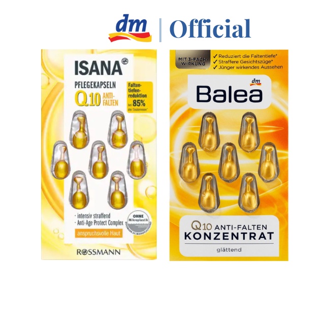Viên nang dưỡng da Balea, Viên nàng Isana Q10- Nội Địa Đức