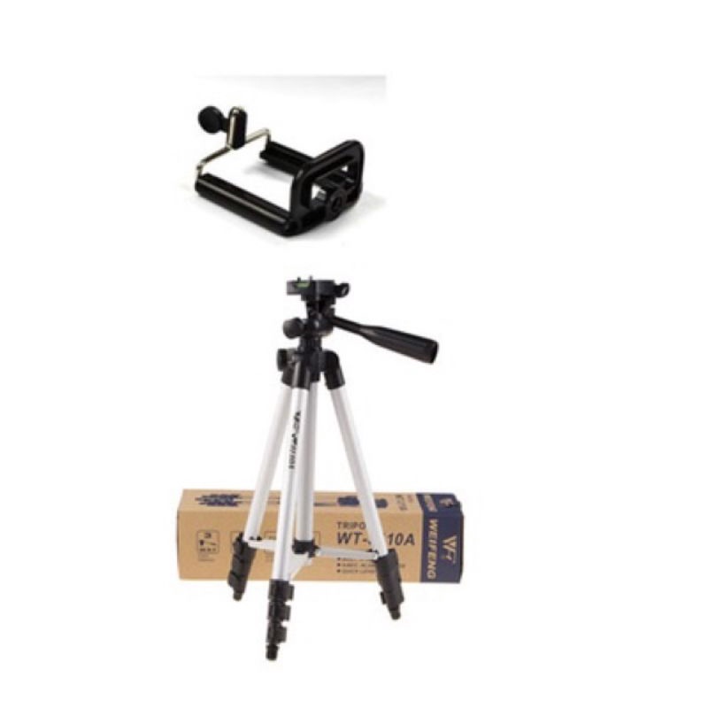 Chân giá đỡ máy chụp ảnh Tripod TF-3110 + Miếng kẹp điện thoại (BM-00602)