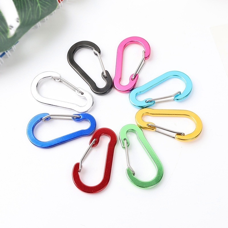 Móc Khóa Carabiner Bằng Hợp Kim Nhôm Đa Ứng Dụng Cho Hoạt Động Ngoài Trời