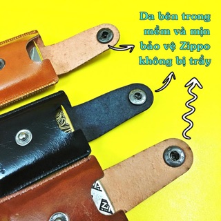 Bao Da Bọc Zippo (Da Mềm)