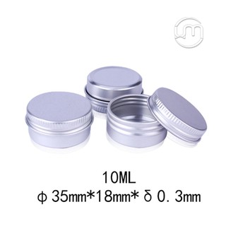 [MUA NHIỀU GIẢM GIÁ] 3.5*3.5*1.8cm-Hộp nhôm nắp vặn 10g/ml