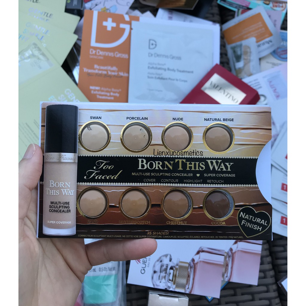 Sample kem che khuyết điểm Too faced born this way concealer