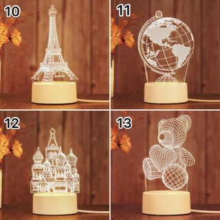 Đèn ngủ 3D trang trí NNTB