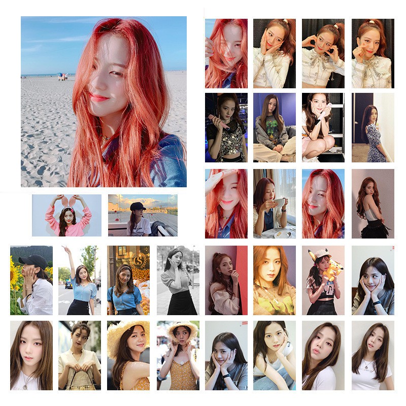 Lomo thẻ ảnh Jisoo Blackpink bộ thẻ ảnh thành viên Jisoo