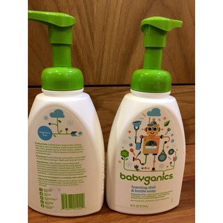 Nước rửa bình Babyganics  473ml cho bé không mùi organics mỹ