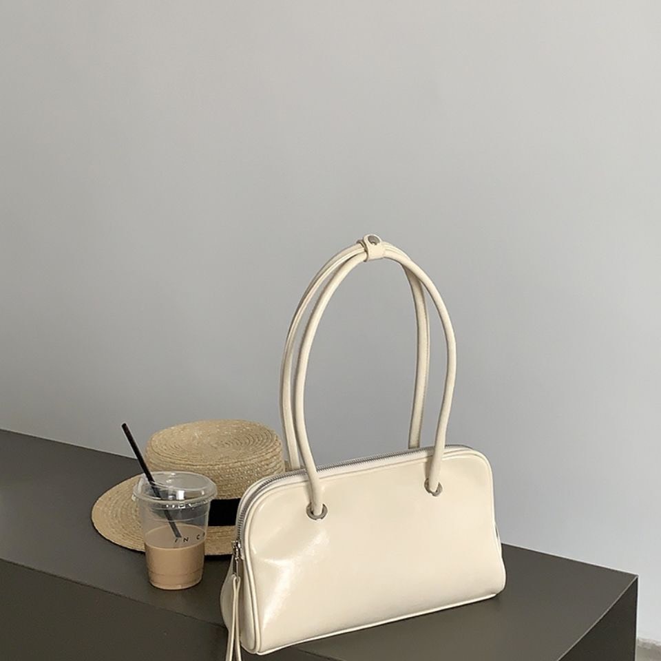 Túi xách đeo vai màu trơn cơ bản dễ phối đồ dành cho nữ