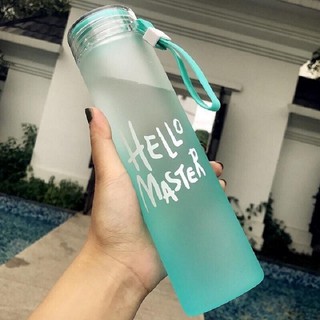 [XẢ] Bình Đựng Nước Thủy Tinh Hello Master