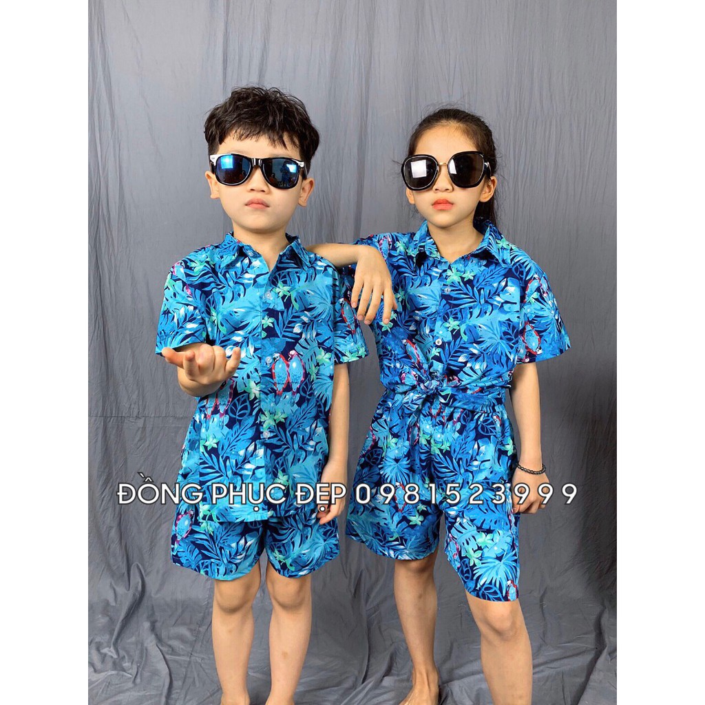 [ẢNH THẬT] Áo sơ mi hawaii đi biển mùa hè, hoạ tiết hoa lá hoa quả trái cây cho nhóm, gia đình, team, công ty đi du lịch | BigBuy360 - bigbuy360.vn