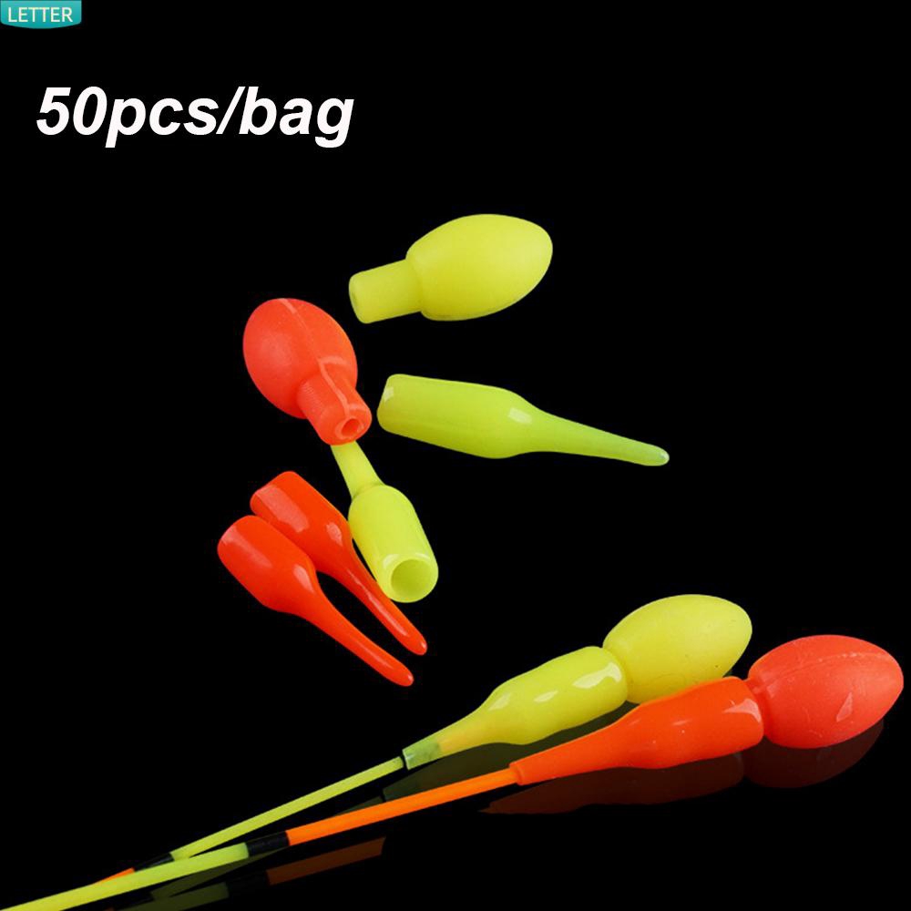 Set 50 phao/ đầu nối câu cá phát sáng