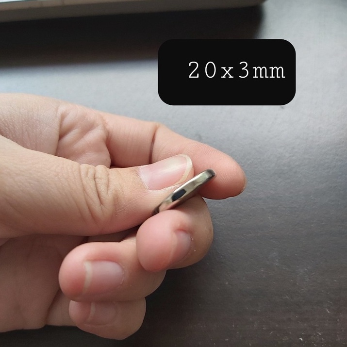 Nam châm vĩnh cửu đường kính 20mm, lực siêu mạnh