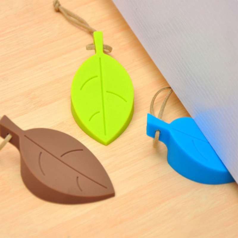 Miếng Chặn Cửa Silicon Hình Chiếc Lá