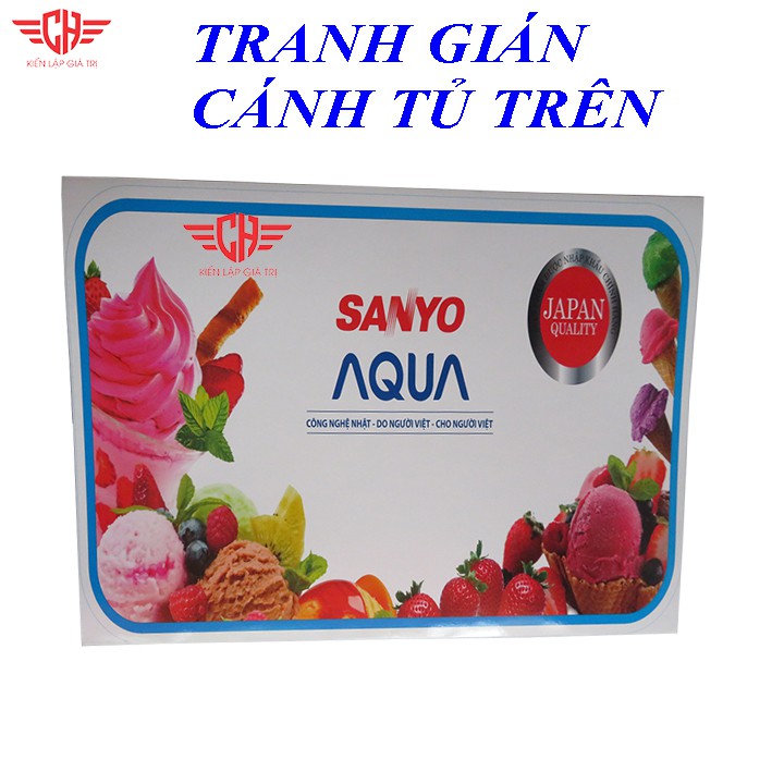 tem dán tủ lạnh sanyo aqua mẫu 3