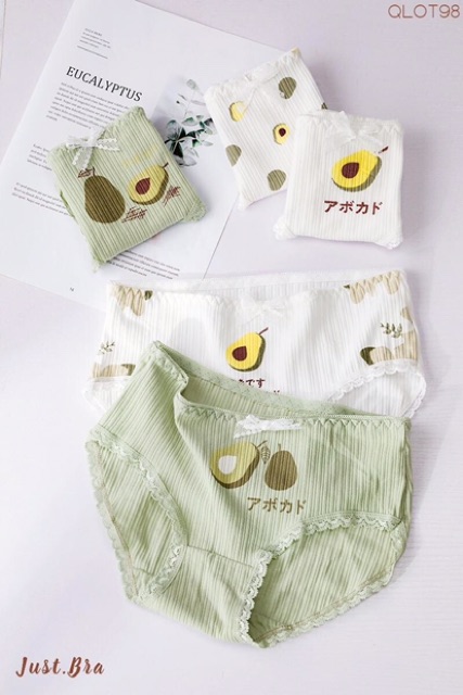 Quần Lót Nữ Quả Bơ Siêu CuTe ( Chọn Màu )